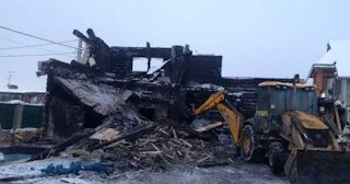Демонтаж сгоревших зданий в Кашире | Сварной-Кшр - снос после пожара от 1055 рублей